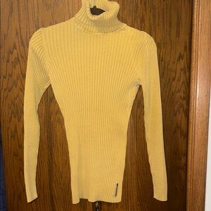 Ruff Hewn olive green  Ribbed Turtleneck Sweater
